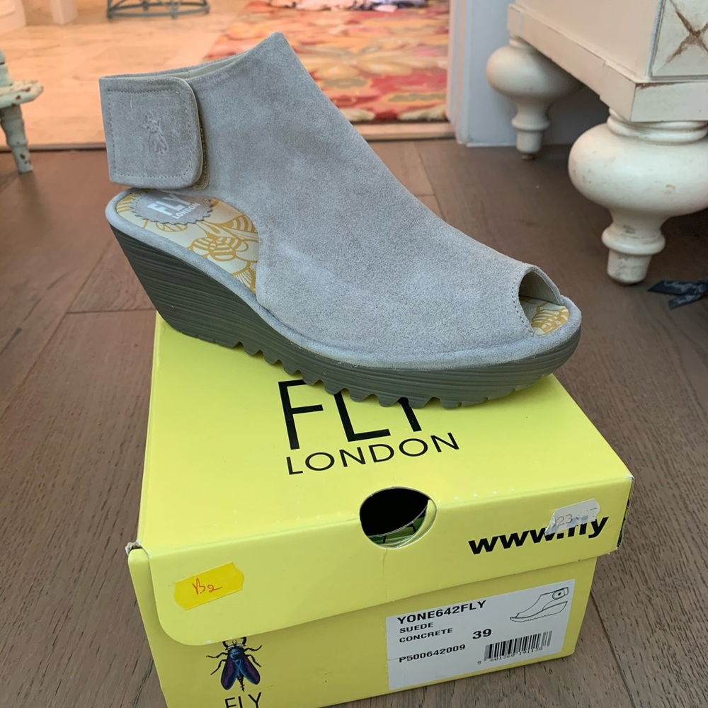 Fly London Suede Wedges